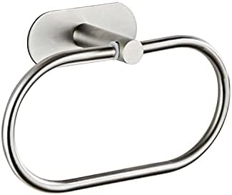 Self Adhesive Towel Ring Brushed Nickel 100 Stainless Steel