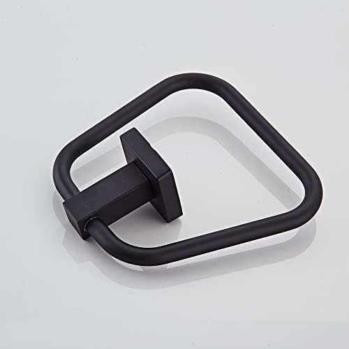 Sturdy Matte Black Towel Holder