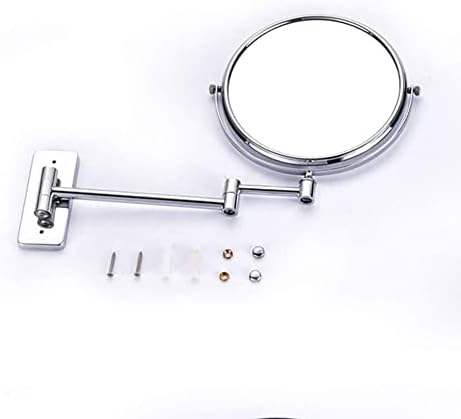 ZADIKO 3X Magnifying Wall Mounted Mirror Two-Sided 360Swivel