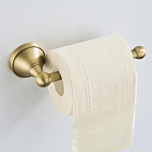 Flybath Wall-Mounted Toilet Paper Holder Brushed Bronze Durable Rust-Resistant