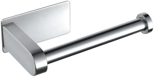 YIGII Self-Adhesive Toilet Paper Holder Stainless Steel No Drilling Required