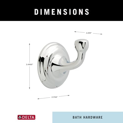 Delta 70035 Windemere Towel Hook Set Chrome