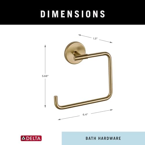 Delta Trinsic 1-Pack Towel Holder in Champagne Bronze