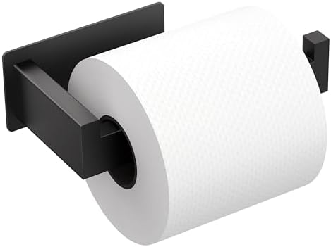 Auxmir Durable Rust-Proof No Drilling Needed Self-Adhesive Toilet Paper Holder