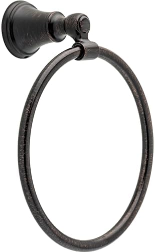 Delta Woodhurst 1-Pack Towel Ring Holder in Venetian Bronze