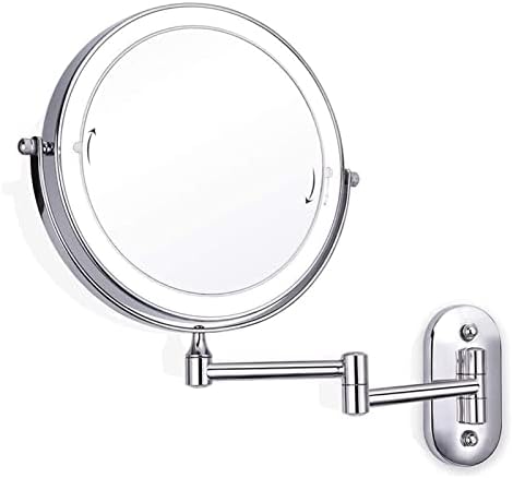 ZADIKO Wall-Mounted Makeup Mirror LED