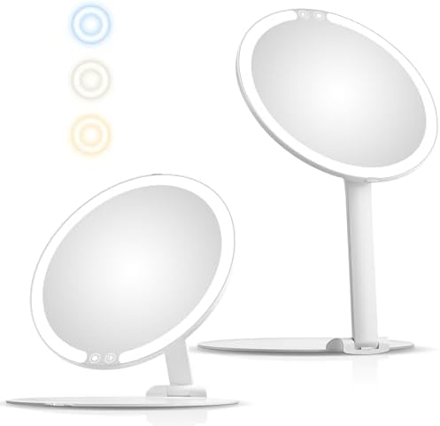 Compact Makeup Mirror with Lights