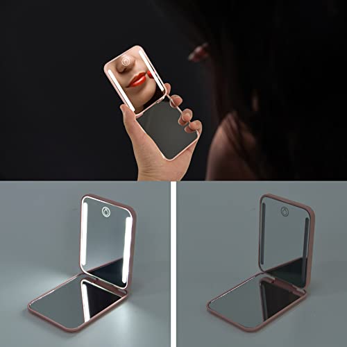 Kintion Rechargeable Pocket Mirror for Women