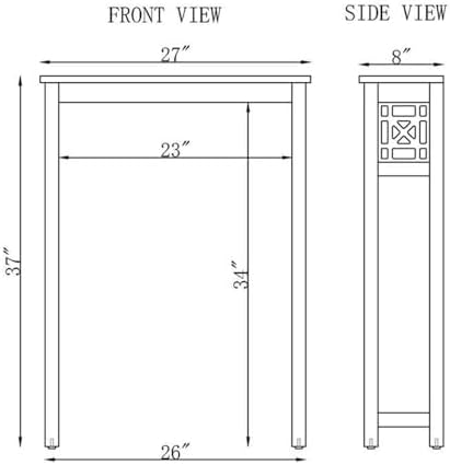 Space-Saving Bathroom Organizer White