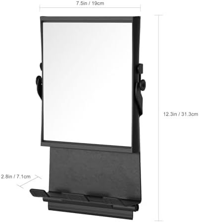 Fogless Dual-Sided Mirror Rust-Proof Shaving Makeup