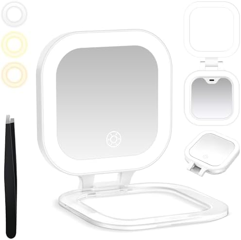 GOMIPURU Travel Magnifying Mirror