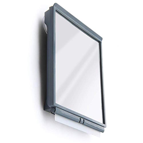Fogless shower mirror keeps you seeing clearly