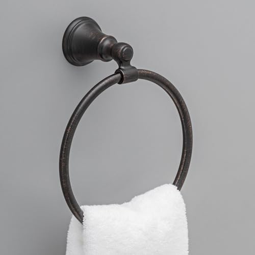Delta Woodhurst 1-Pack Towel Ring Holder in Venetian Bronze