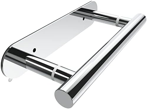 Self-Adhesive Double Post Pivoting Toilet Paper Holder