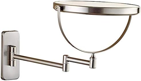 Makeup Mirror Wall-Mounted Adjustable Extendable Swivel Makeup Mirror