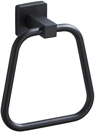 Sturdy Matte Black Towel Holder