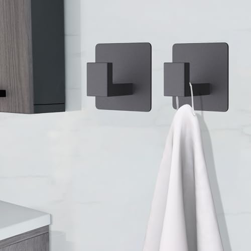 VAEHOLD Adhesive Towel Hook Set - Durable Easy Install