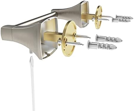 Double-Post Toilet Paper Holder with Pivoting Mechanism