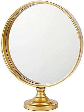 DEIHGE Small Table Dressing Mirror with Stand