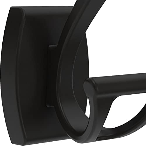 Delta Dansant Towel Hook Matte Black Double-J Wall-Mounted for Robes
