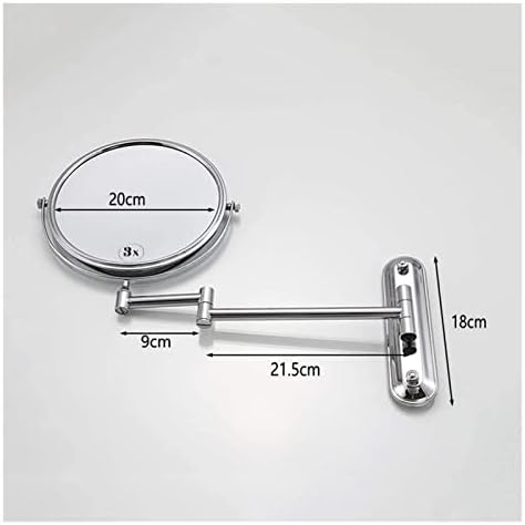 Perfect for Grooming Wall-Mounted makeup mirror with 3X magnification