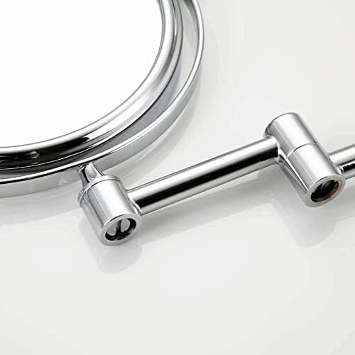 Ergonomic Wall-Mounted Makeup Mirror 3x5x for Gold