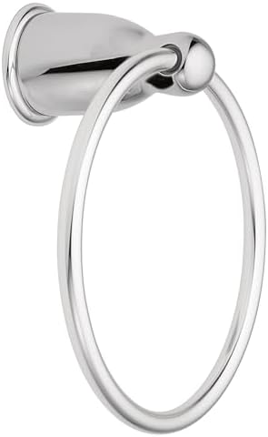 Moan KCPhantom Chrome Mason Towel Ring with Level Timer