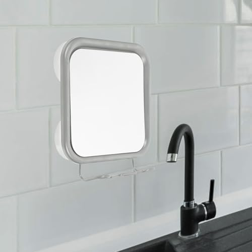 Fogless Shower Mirror for Shaving No Wiggle No Scratches
