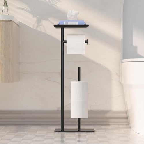 Sturdy Toilet Paper Holder Non-Slip 4 Rolls Capacity Durable Space Saving