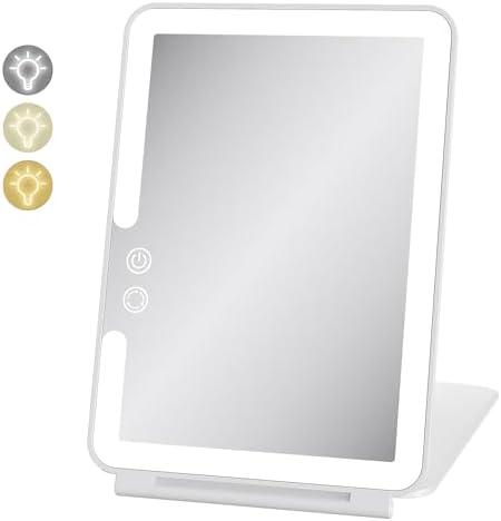 Durable Travel Makeup Mirror with 72 LED Lights