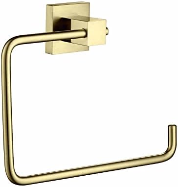 KIBI Cube Bath Towel Ring Durable Brass Towel Holder