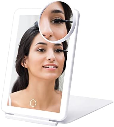 Moccus LED Foldable Travel Makeup Mirror