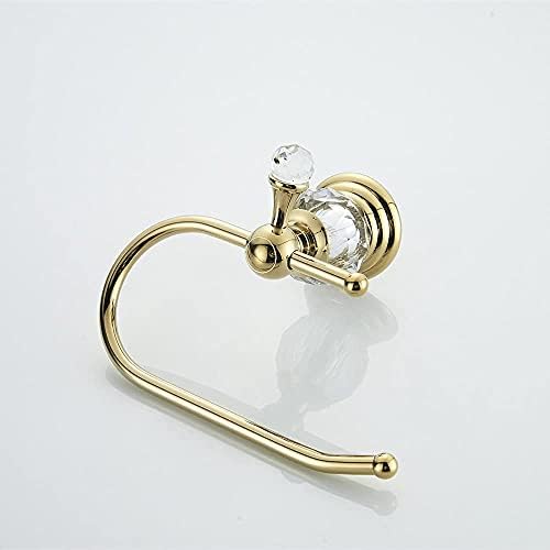 Luxurious Polished Gold toilet paper holder