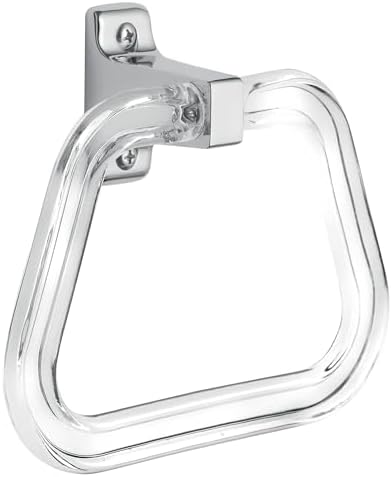 Moen 950 Chrome Towel Ring Bright-Grey Metal hardware with 1-year warranty
