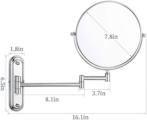 Elegant Double-Sided Adjustable Makeup Mirror