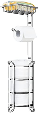 TreeLen Toilet Paper Holder Stand Chrome