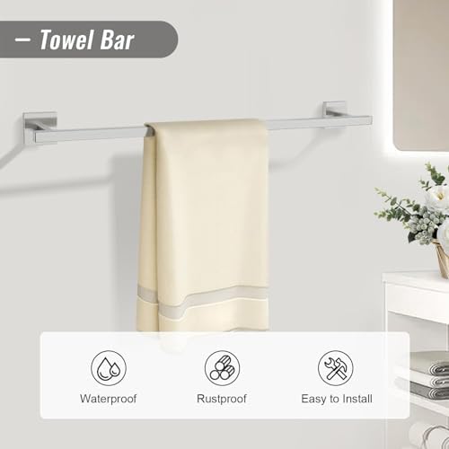 YACVCL Elegant Towel Bar Set