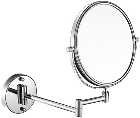 ZADIKO 5X Magnifying Wall-Mounted Makeup Mirror Copper for Home Bathroom