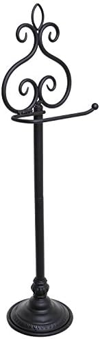 Sturdy Elegant Toilet Paper Holder by MyGift