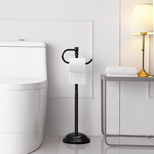 RUMOSE Adjustable Toilet Paper Holder Stand Durable Stylish for Home Travel