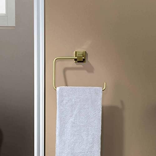 KIBI Cube Bath Towel Ring Durable Brass Towel Holder