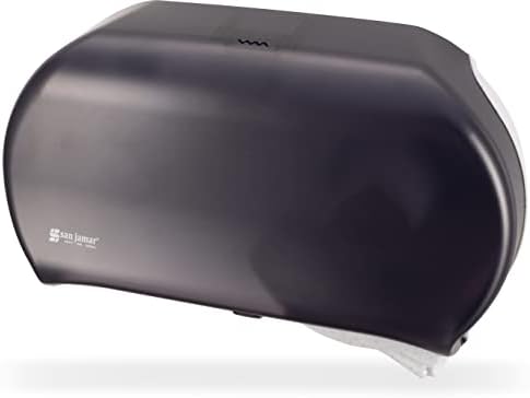 San Jamar Twin 9 Jumbo Tissue Dispenser Black Pearl