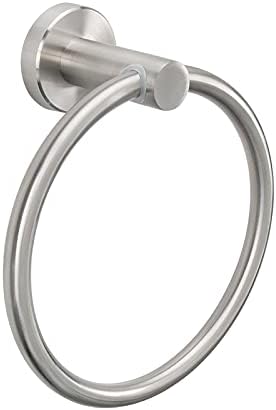 NearMoon Wall-Mounted Bath Towel Holder Brushed Nickel