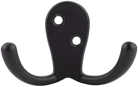 Curved Zinc Robe Hook 5-Pack