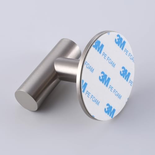Zuvky Self Adhesive 304 Stainless Steel Waterproof Towel Hook 2-Pack Silver