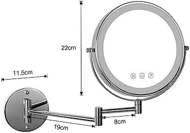 3X Ultra-Magnifying LED Makeup Mirror