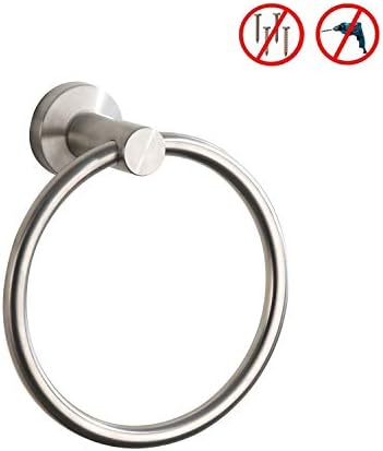 BGL Stainless Steel Towel Ring Brushed Nickel