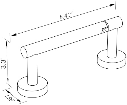 BVL Toilet Paper Holder Brushed Nickel