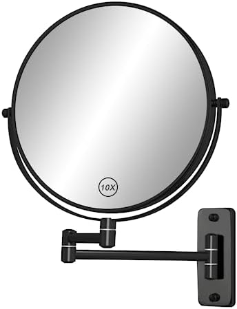 8 Wall Mounted Magnifying Makeup Mirror Dual-Sided Shaving Mirror