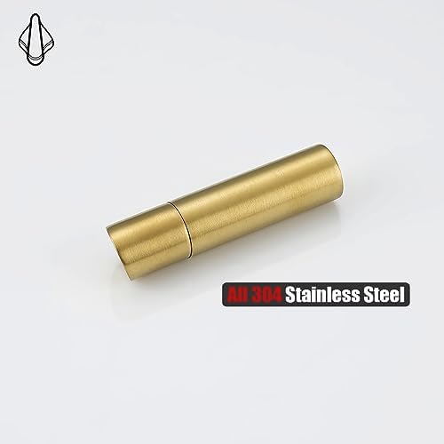 JQK 4-Piece Stainless Steel Wall Hooks Gold Finish Robe Coat Hangers